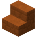 Minecraft red sandstone stairs.png
