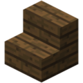Minecraft spruce stairs.png