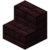 Minecraft nether brick stairs.png